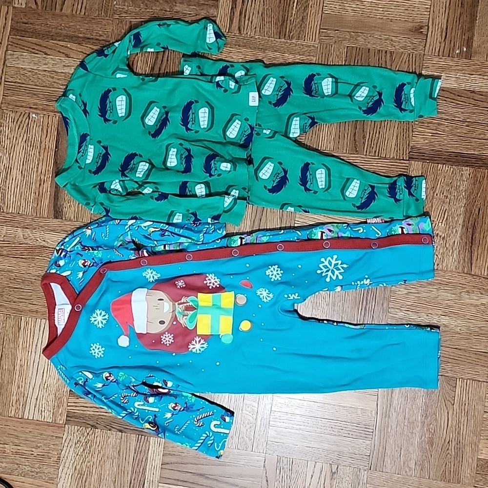Avengers and Hulk Pajamas, 12-18 mo